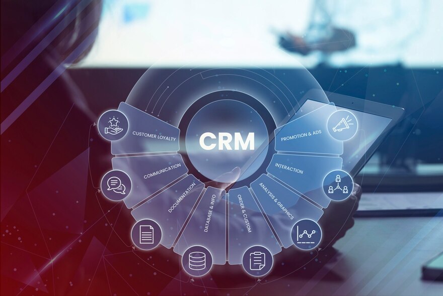CRM concept